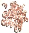 30 14mm Transparent Rose Pink Angel Wing Beads